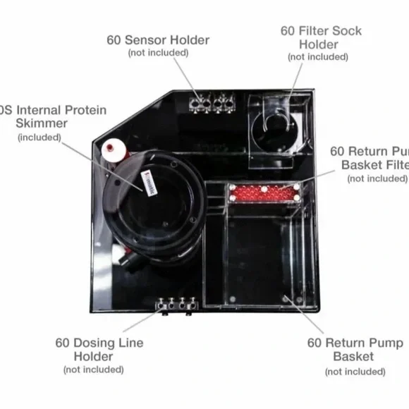 Vertex Somatic 60 Sump With Skimmer, Aquarium, Fish Tank, Complete Filtration.